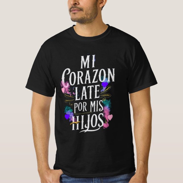 Corazon de Padre T Shirt (Framsida)
