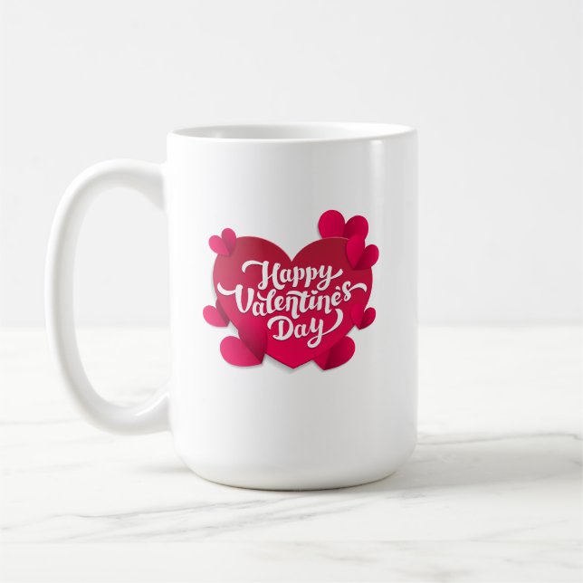 Corazon de San Valentin  Kaffemugg (Vänster)