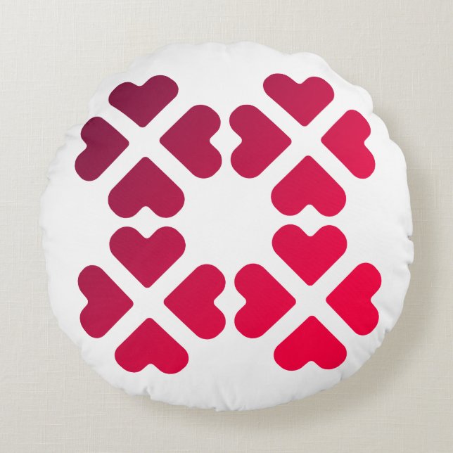 corazones de amor rund kudde (Framsidan)