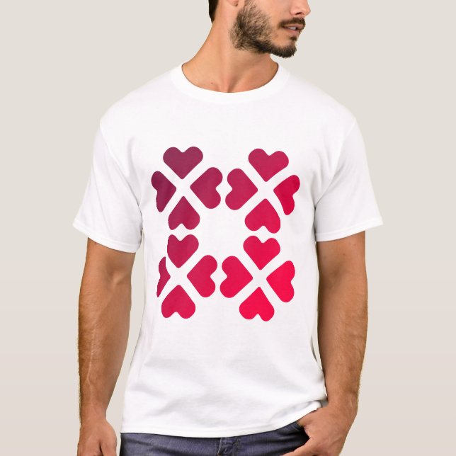 corazones de amor t shirt (Framsida)