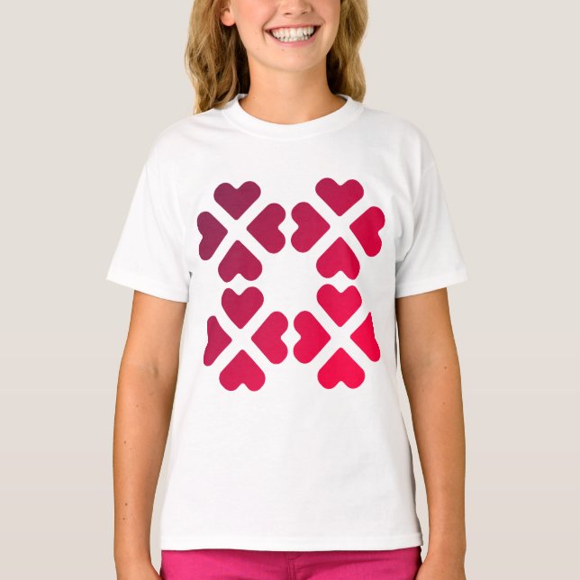 corazones de amor t shirt (Framsida)