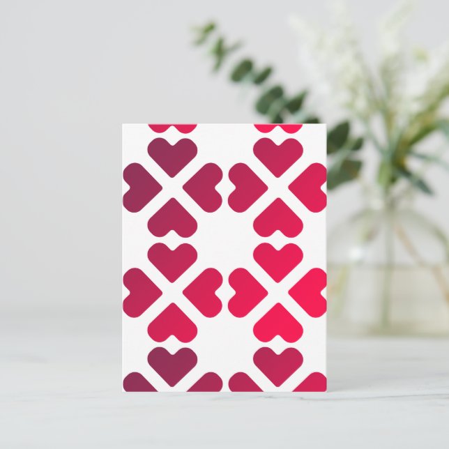 corazones de amor vykort (Stående Fram)