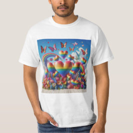 Corazones de Arcoíris: Celebrando el Orgullo LGBTQ T Shirt