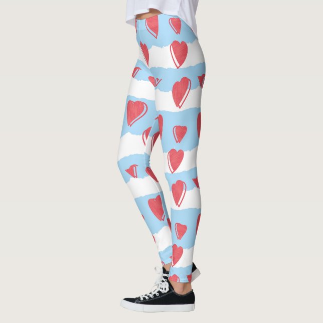 corazones leggings (Vänster)