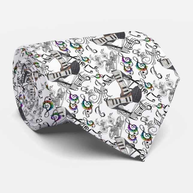 Corbata con notas musicales slips (Rullad)