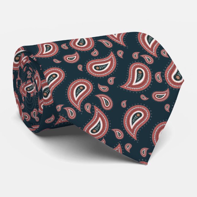 Corbata elegante azul a gris slips (Rullad)