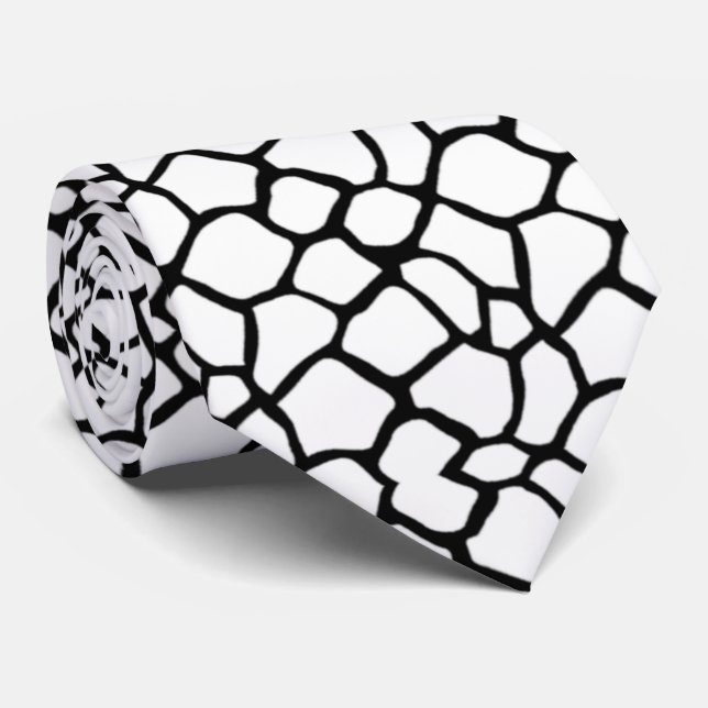 Corbata en blanco y negro slips (Rullad)