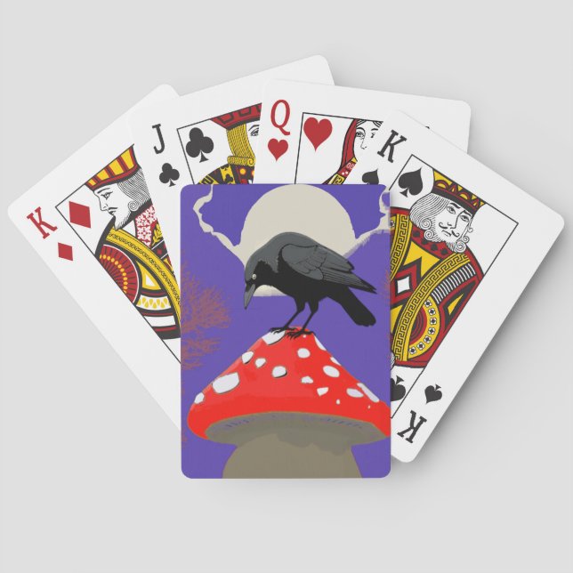 Corbeau Mystique Gothique Casinokort (Baksidan)