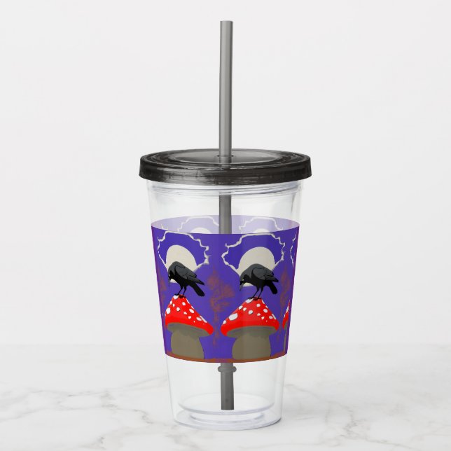 Corbeau Mystique Gothique Take Away Mugg (Framsida)