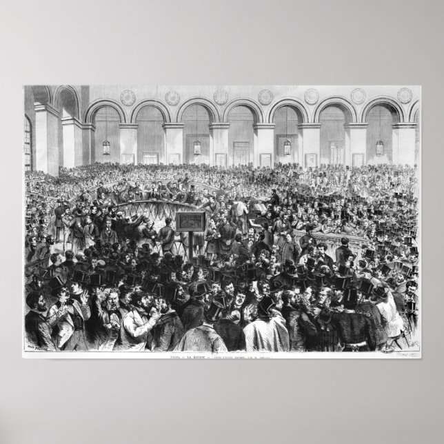 Corbeille i Paris, 1873 Poster (Framsidan)