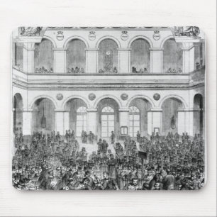 "Corbeillen" på den Paris börsen, 1873 Musmatta