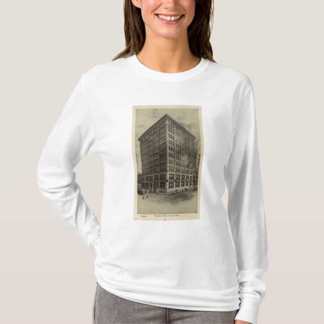 Corbett Bldg, Portland, Oregon Tee Shirt (Framsida)