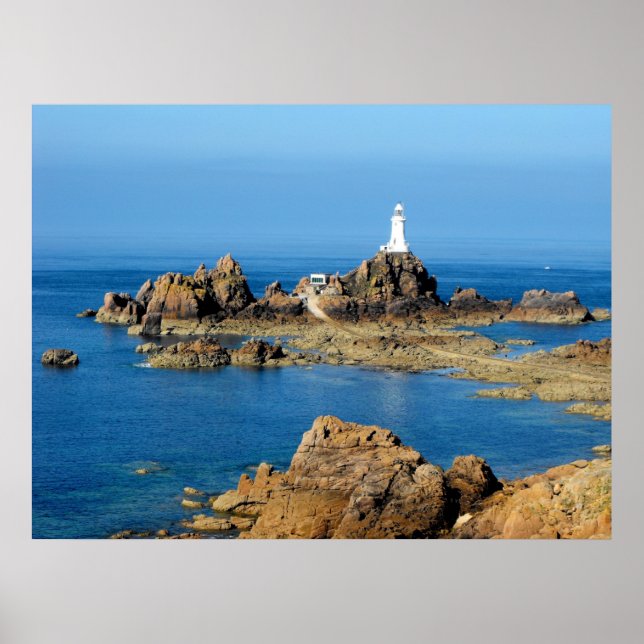 Corbiere fyr vid lågvatten poster (Framsidan)