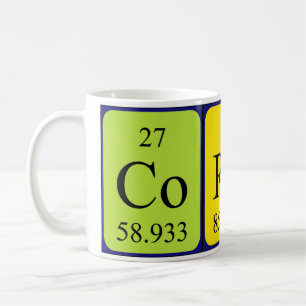 Corbin periodisk bord namn mugg