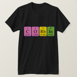 Corbin Periodisk skjorta bord namn T Shirt