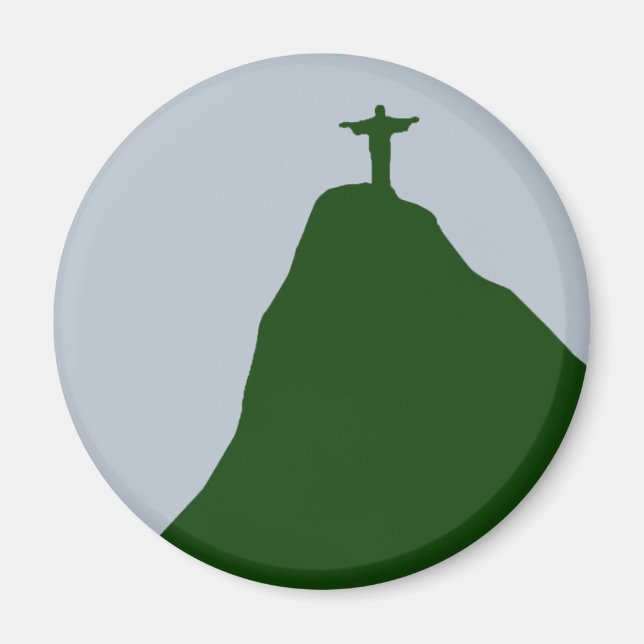 Corcovado-berget Magnet (Framsidan)