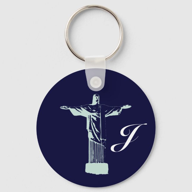 Corcovado - Kristus, Rio-Brasil Nyckelring (Framsida)