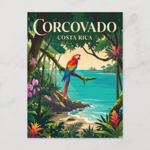 Corcovado nationalpark Costa Rica Vykort