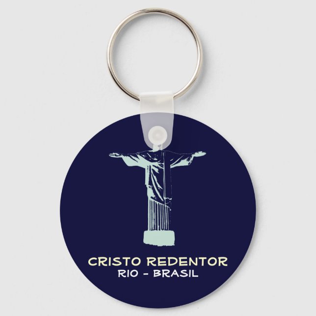 Corcovado, Rio-Brasil Nyckelring (Framsida)