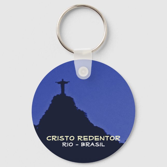 Corcovado, Rio-Brasil Nyckelring (Framsida)