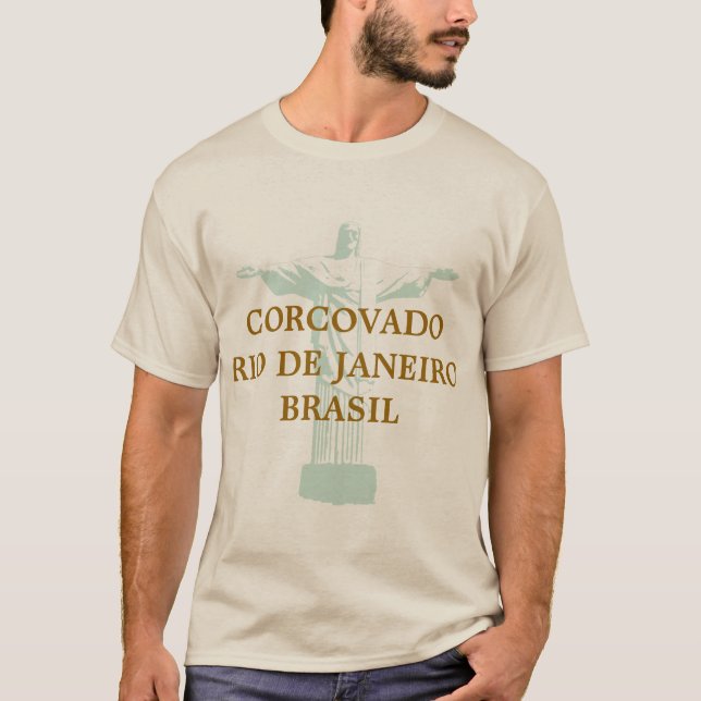 Corcovado riodejaneiro brasil tee (Framsida)
