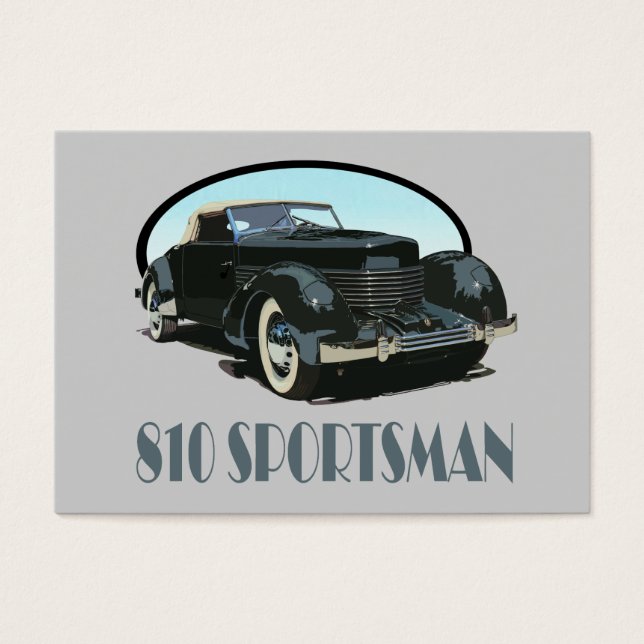 Cord 810 Sportsman Visitkort (Framsidan)
