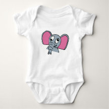 Cordelia Elephant Baby One-sie Baby Bodydress