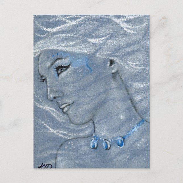 Cordelia Sjöjungfru Postcard Vykort (Framsida)