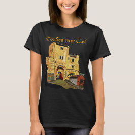 Cordes Sur Ciel Frankrike Retro Resa T-Shirt