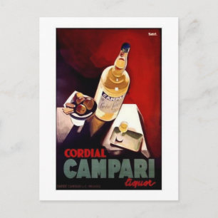Cordial Campari Vykort