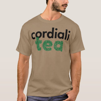 Cordiality Tea Älskare black T Shirt
