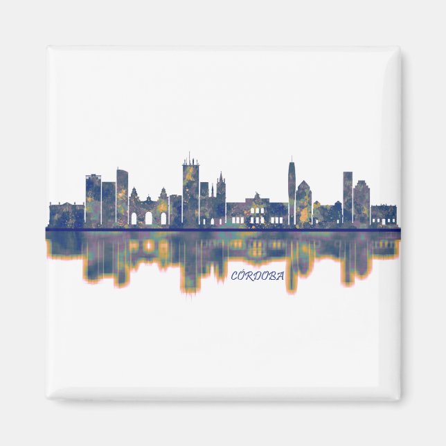Córdoba Skyline Magnet (Framsidan)
