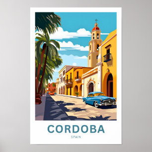 Cordoba Spain Travel Skriv ut Poster