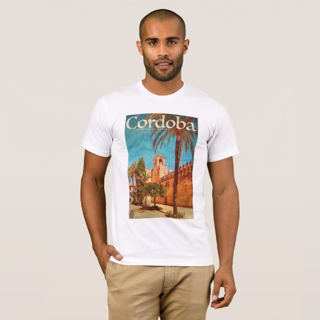 Cordoba Spanien T-tröja T Shirt (Hel framsida)
