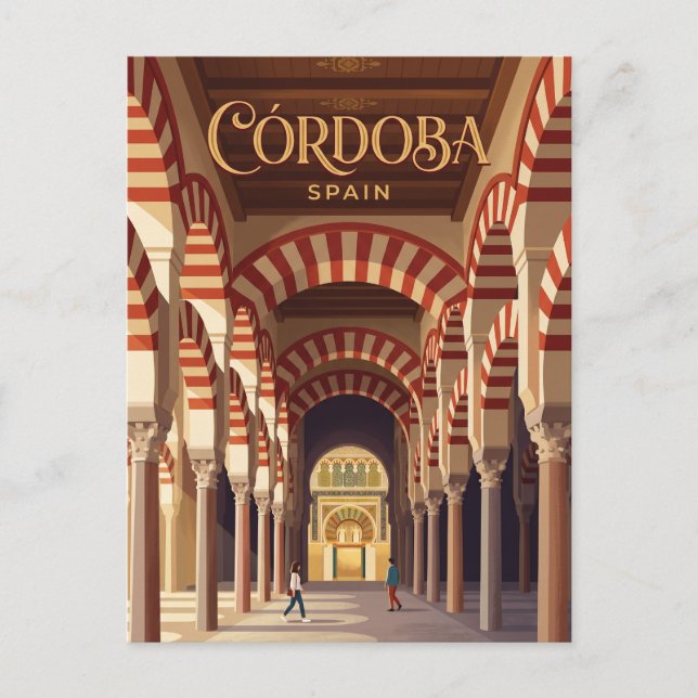 Córdobas moské-katedral Spanien Vykort (Framsida)