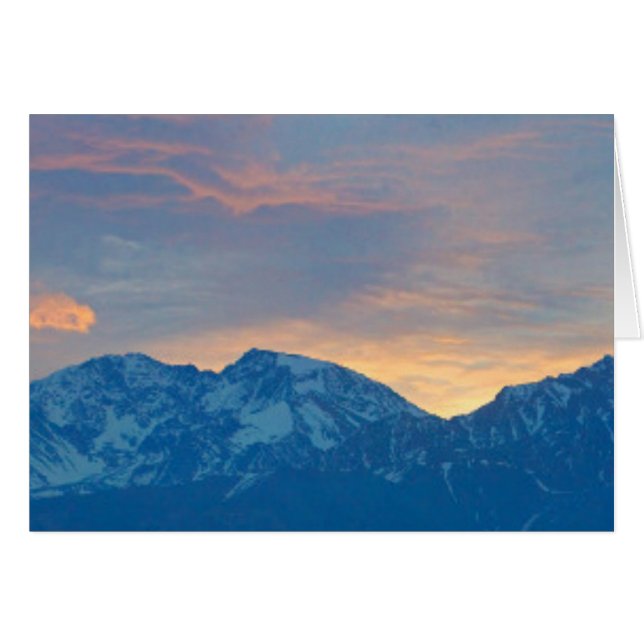 Cordon Del Plata Hälsningskort (Framsidan Horizontal)