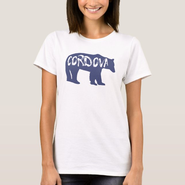 Cordova Alaska Björn T Shirt (Framsida)