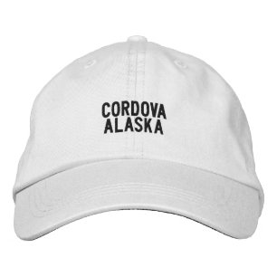 Cordova Alaska Hat Broderad Keps