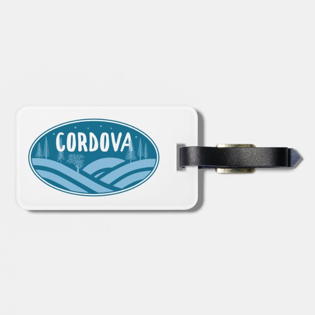 Cordova Alaska Outdoors Bagagebricka (Baksida Vågrät)