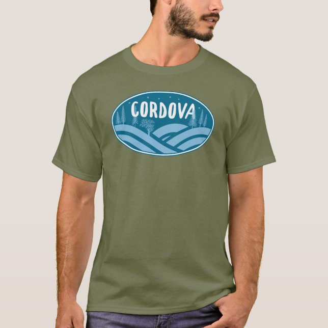 Cordova Alaska Outdoors T Shirt (Framsida)