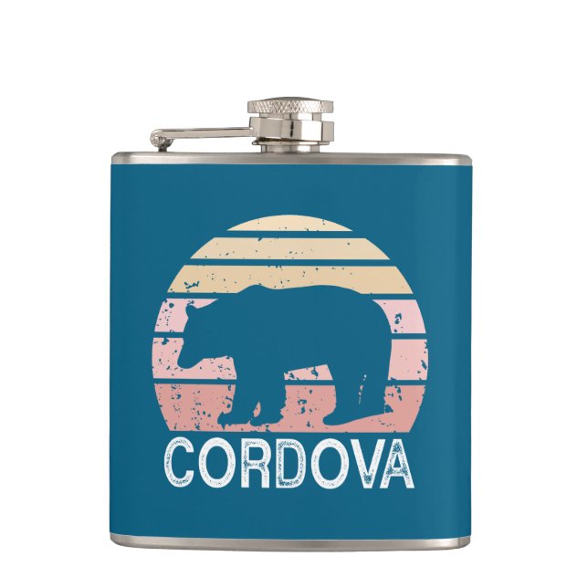 Cordova Alaska Retro Bear Fickplunta (Framsidan)