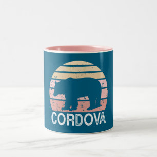 Cordova Alaska Retro Bear Två-Tonad Mugg