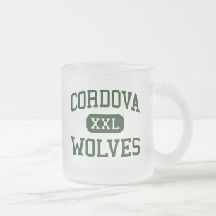 Cordova - varger - högstadium - Cordova Tennessee Frostad Glasmugg