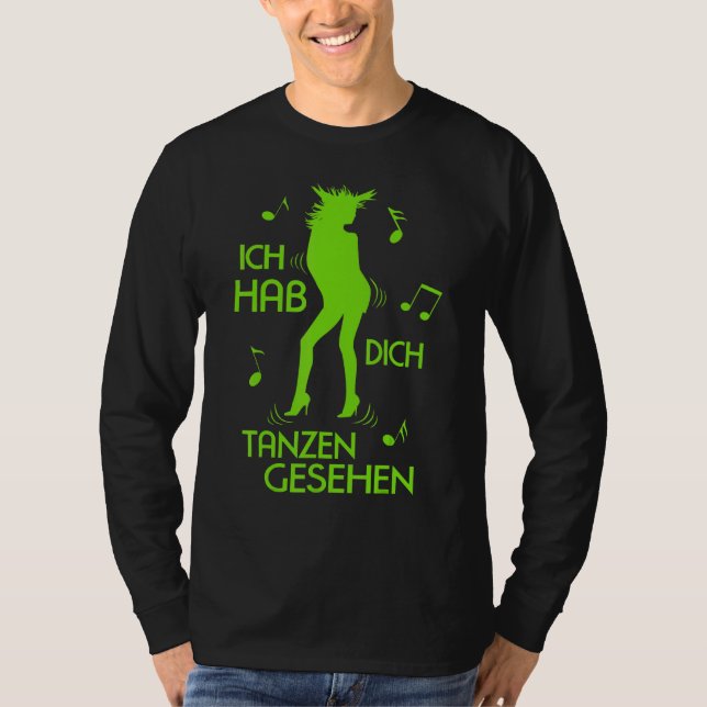 Cordula Dance Party Outfit Costume Grönt Carnival T Shirt (Framsida)