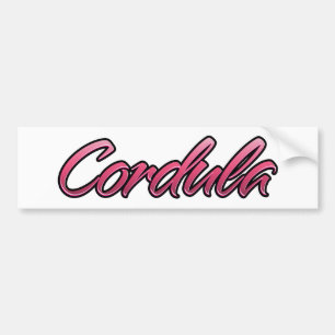 Cordula faded rosa Aufkleber Sticker Bildekal