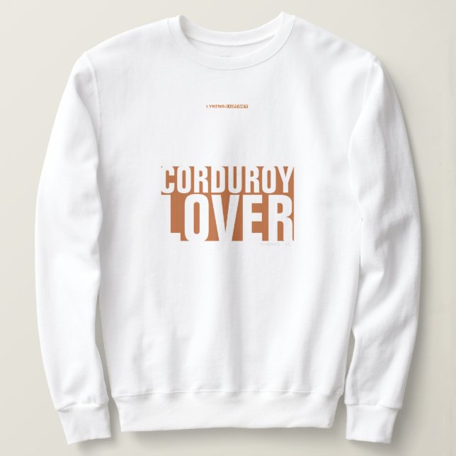 CORDUROY ÄLSKARE T SHIRT (Design framsida)