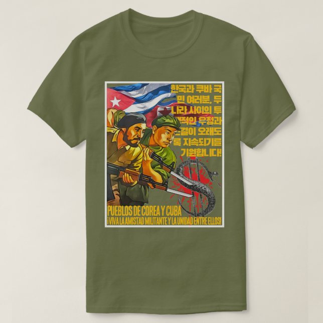 COREA-KUBA T SHIRT (Design framsida)