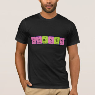 Corentin Periodisk skjorta bord namn T Shirt