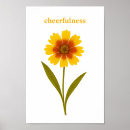 Coreopsis - Cheerfulness Poster