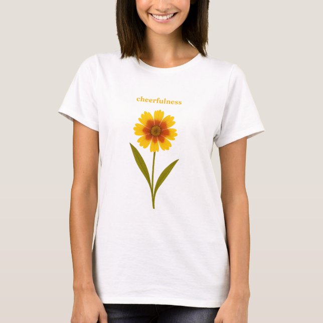 Coreopsis - Cheerfulness T Shirt (Framsida)